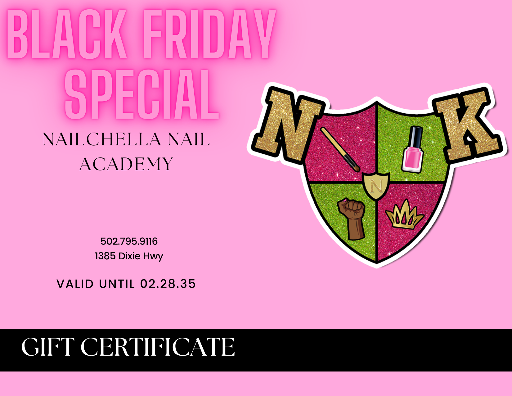 Nailchella Nail Academy Gift Card